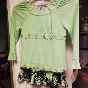 Girls 2 piece dress set